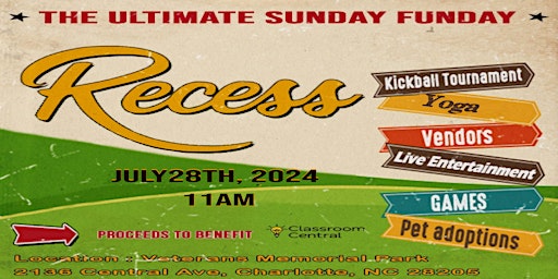 Recess | The Ultimate Sunday Funday primary image