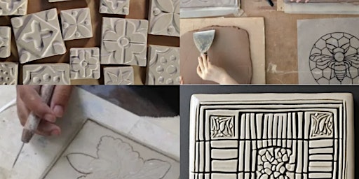 Image principale de Carve a Clay tile Trivet TRY IT TUESDAYS! All levels(May 21, 2024)