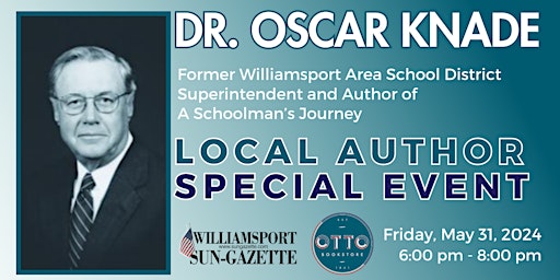 Image principale de Meet the Author Event: Dr. Oscar Knade