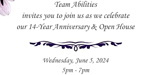 TEAM Abilities Anniversary & Open House primary image