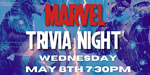Marvel (MCU) Trivia Night @ Zone28 primary image