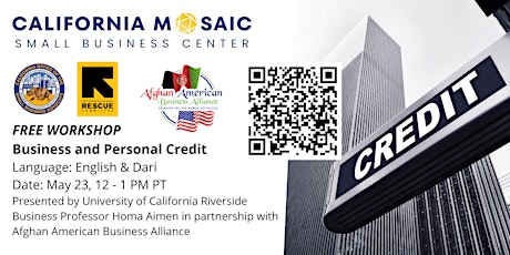 FREE Workshop: Business and Personal Credit