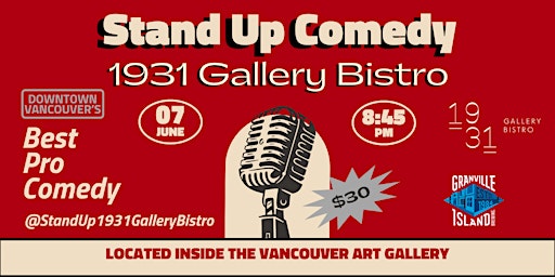 Stand Up Comedy: 1931 Gallery Bistro  primärbild