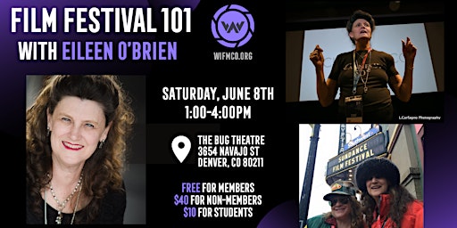 Imagem principal do evento WIFMCO Presents: Film Festival 101 with Eileen O'Brien