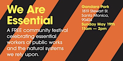 Imagem principal do evento We Are Essential: community festival & spring concert
