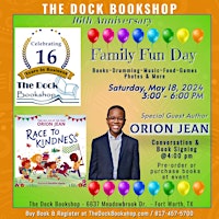 Imagem principal do evento Dock Anniversary Family Fun Day with Orion Jean