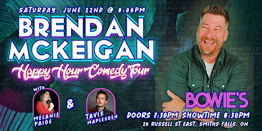 Brendan McKeigan - Happy Hour Comedy Tour LIVE from Bowie's! primary image
