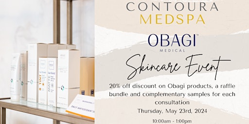 Hauptbild für Contoura Medspa 2024 Obagi Skincare Event