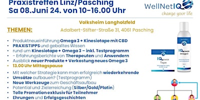 Hauptbild für Praxistreffen Pasching/Linz, Sa 08. Juni 2024 von 10-16.00 Uhr