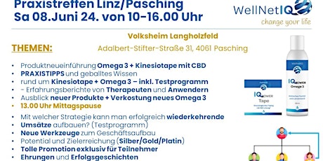 Praxistreffen Pasching/Linz, Sa 08. Juni 2024 von 10-16.00 Uhr