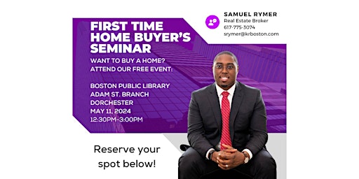 Imagen principal de First Time Home Buyer's Seminar