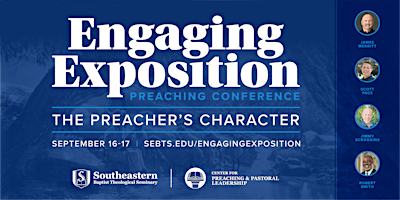 Engaging Exposition: The Preacher and His Character primary image