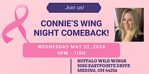 Connie's Wing Night Comeback! Celebrating Strength and Supporting Recovery!  primärbild