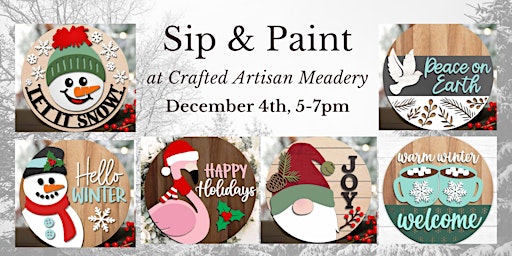 Image principale de Crafted Artisan Meadery Sip & Paint Class