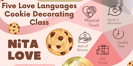 Image principale de 5 Love Languages Cookie Decorating Class