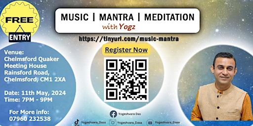 Imagem principal do evento Music | Mantra | Meditation with Yogeshvara Dasa