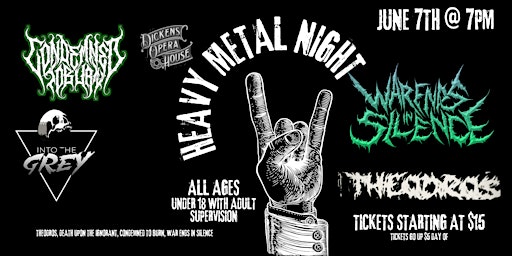 Imagem principal do evento Heavy Metal Night