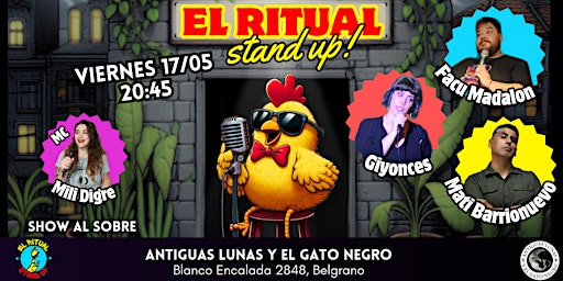 EL RITUAL STAND UP - 17/05 primary image