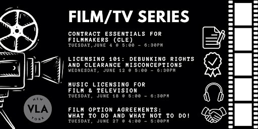 Primaire afbeelding van FILM/TV Essentials: Four-Part Workshop Series