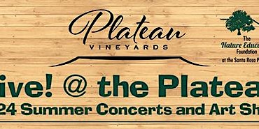 Primaire afbeelding van 2024 LIVE! @ THE PLATEAU SUMMER ART and CONCERT SERIES