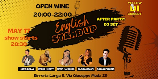 Primaire afbeelding van English Standup Comedy Show Free Entry