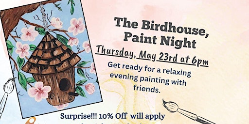 Imagem principal do evento Birdhouse, Paint Night