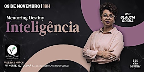 Imagem principal do evento MENTORING DESTINY DE INTELIGÊNCIA - com Glaucia Rocha