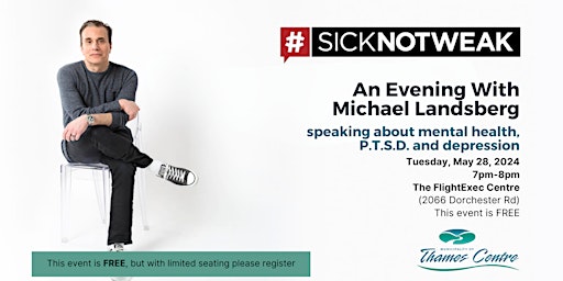 Immagine principale di An Evening With Michael Landsberg - Candid Conversation About Mental Health 