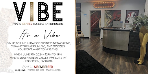 Image principale de VIBE: Vegas Inspired Business Entrepreneurs