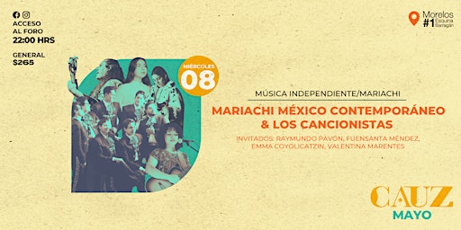 Imagem principal do evento Mariachi México contemporáneo & los cancionistas