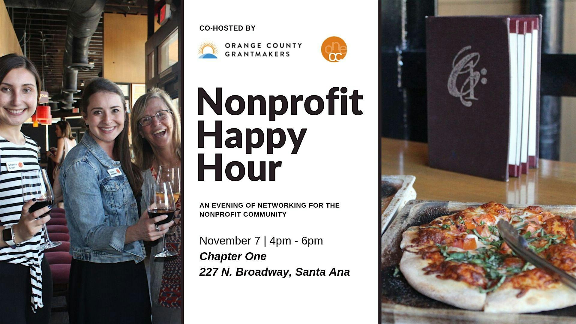 NonProfit Happy Hour! Co-Hosted by OC Grantmakers and OneOC