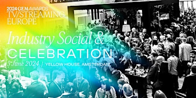 Imagem principal do evento 2024 GEMAWARDS TV/Streaming Europe Industry Social & Celebration