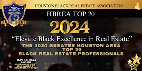 2024  Greater Houston Area Top Black Real Estate Professionals