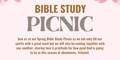 Spring Bible Study Picnic primary image