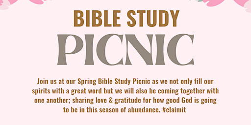 Immagine principale di Spring Bible Study Picnic 