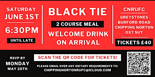 Hauptbild für Chipping Norton Rugby End of Season Dinner
