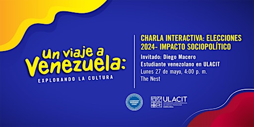 Sello Azul -Charla Interactiva: Elecciones 2024 - Impacto Sociopolítico primary image