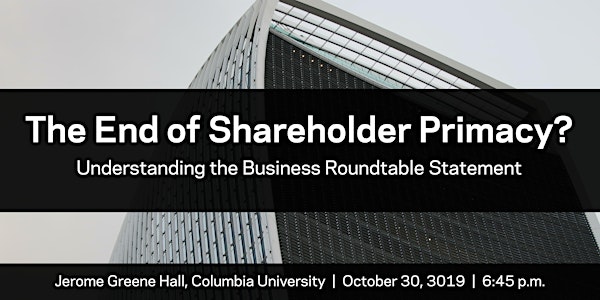 The End of Shareholder Primacy?