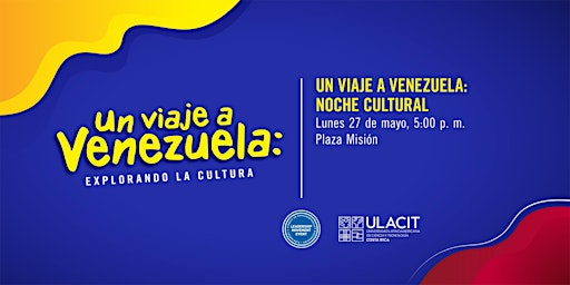 Imagem principal do evento Sello Azul - Un viaje a Venezuela: Noche Cultural