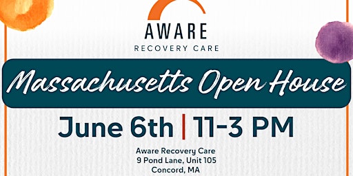 Aware Recovery Care | Massachusetts Open House primary image