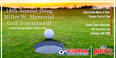 Imagem principal do evento 18th Annual Doug Miller Sr. Memorial Golf Tournament