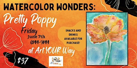 Watercolor Wonders: Pretty Poppy