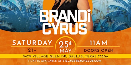 Brandi Cyrus at the Village Beach Club