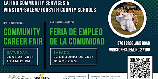 Imagem principal do evento Latino Community Services & Winston-Salem/Forsyth County Schools Community Career Fair