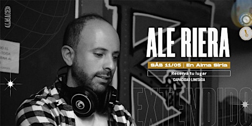 Imagem principal do evento DJ Ale Riera - E X T E N D I D O