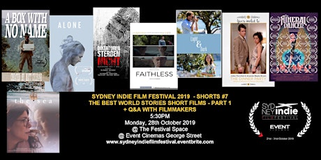 Sydney Indie Film Festival 2019 – World Stories Short Films Part 1! primary image