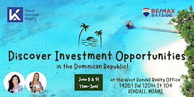 Image principale de Discover Investment Opportunities in the Dominican Republic!