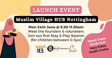 Imagem principal do evento Muslim Village HUB Nottingham - Launch Event