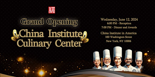 Imagen principal de Grand Opening China Institute Culinary Center