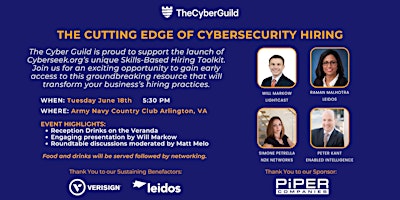 Imagem principal do evento Be on the Cutting Edge of Cybersecurity Hiring